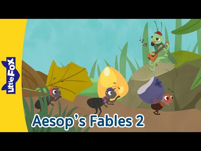 The Grasshopper and the Ants, The Tortoise and the Hare, The Fox and the Crow | Aesop's Fables