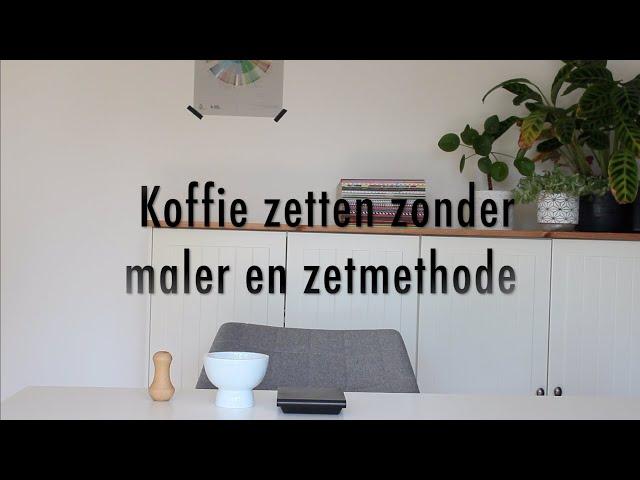 Filterkoffie zetten zonder fancy koffie spullen