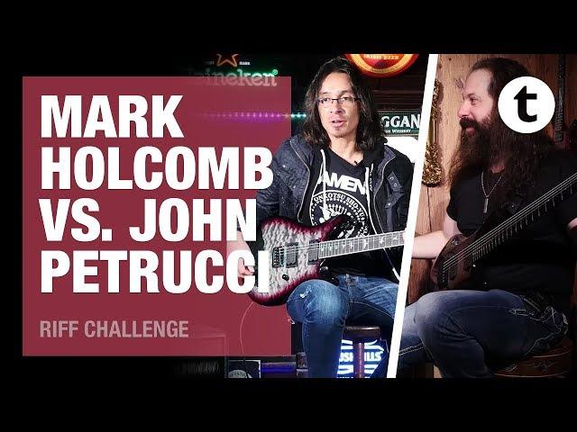 Mark Holcomb vs. John Petrucci | Thomann Riff Challenge | Episode 1