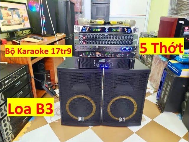 Bộ karaoke gia đình 17tr900 - Loa B3 + 5 Thớt - Hiệu Audio 0374684491