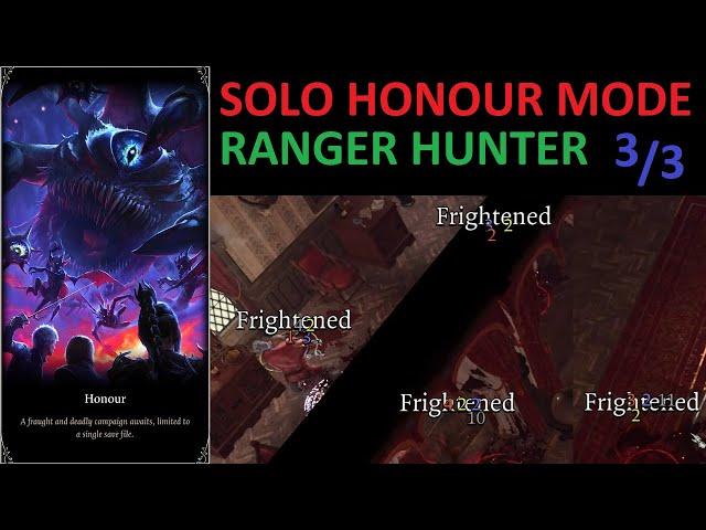 BG3 - Solo Honour Mode - Dark Urge Ranger Hunter - Gameplay [3/3]