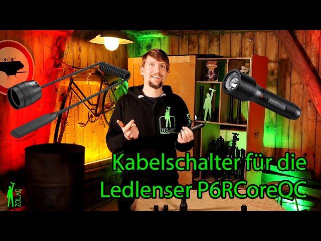 Kabelschalter für die Ledlenser P6RCoreQC