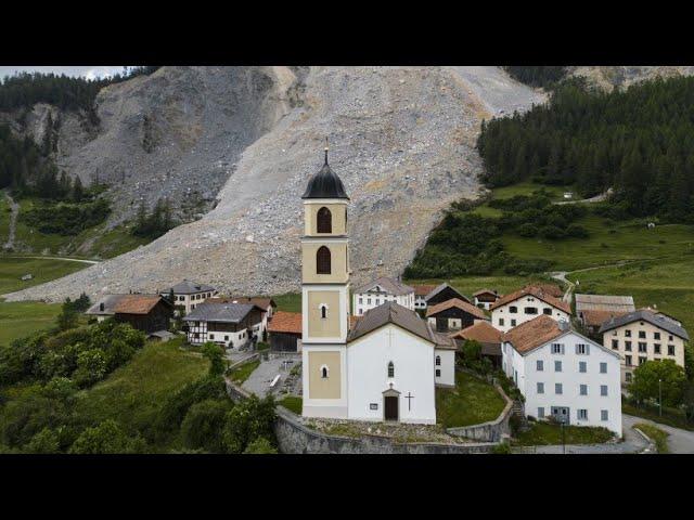 Felsmassen verfehlen Schweizer Dorf Brienz nur knapp