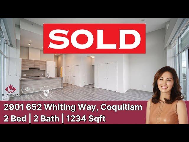 SOLD by Rose Kim | Penthouse 2901 652 Whiting Way, Coquitlam