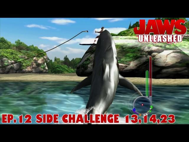 Let's Play Jaws Unleashed Ep.12 SIDE CHALLENGES 13-14-23