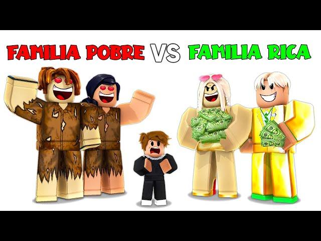 FAMILIA POBRE VS FAMILIA RICA (Brookhaven rp) #roblox  #youtube  #reels