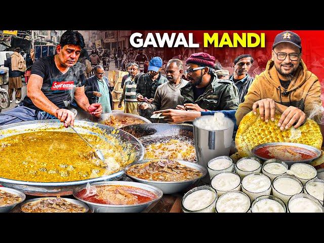 GAWALMANDI FOOD STREET, LAHORE | Desi Murgg, Yaseen Mutton Chanay, Daal Chawal, Lassi Pakistani Food