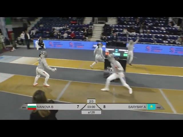 Orleans Grand Prix 2024 SWS - P128 - Beloslava Ivanova BUL v Aigerim Sarybay KAZ