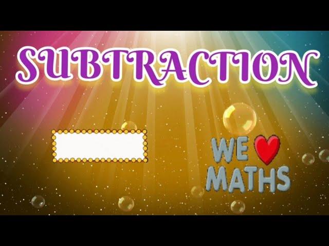 Maths Topic - Subtraction || CBSE  Grade 4th || Kidos Edu Point