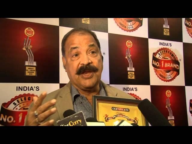 Media Bytes INDIA'S NO. 1 BRAND AWARDS 2016 Mr. Prabhakar Shetty (Prakruti Resorts)