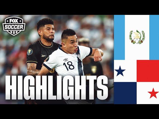 Guatemala vs. Panama Concacaf Gold Cup Highlights | FOX Soccer