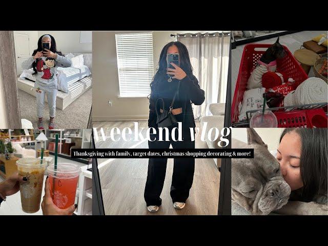 THANKSGIVING VLOG!!! TARGET DATE, CHRISTMAS SHOPPING & MORE!! I'M SO EXCITED FOR THE HOLIDAY SEASON!