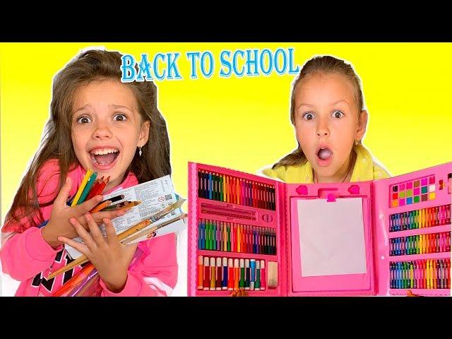 BACK TO SCHOOL или у кого к 1 сентября лучше набор для рисования! Скетч от Новизарики ТВ.