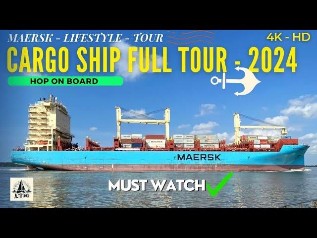 MODERN DAY. CARGO SHIP TOUR ️️ | FULL TOUR |MUST WATCH