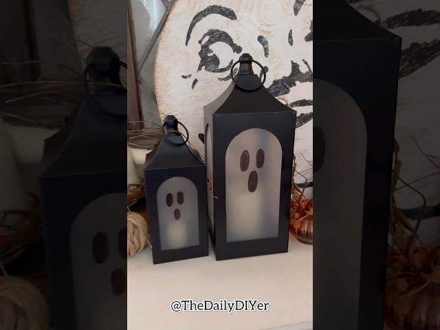  Spooky & CUTE DIY lanterns #dollartreediy #halloweendecor #diy