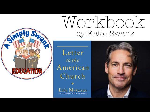 LETTER TO THE AMERICAN CHURCH WORKBOOK - BY A SIMPLY Swank EDUCATION - FREE PDF DOWNLOAD! INTRO ONLY