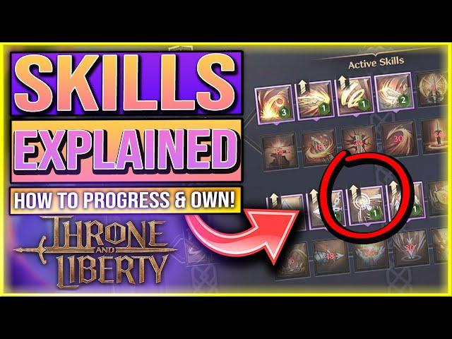 Throne And Liberty SKILLS EXPLAINED - Basic Skills Guide Throne And Liberty