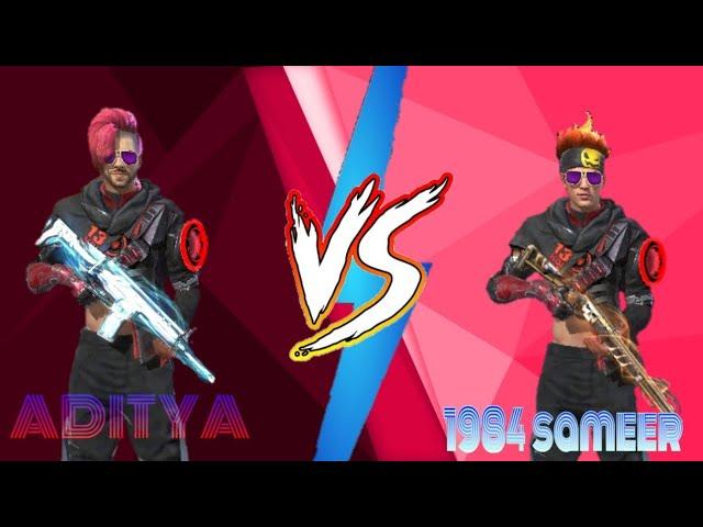 1984 SAMEER VS ADITYA YT 1 VS 1 CUSTOM ONCE AGAIN, #freefire