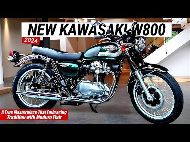 2024 NEW KAWASAKI W800 : A True Masterpiece That Embracing Tradition with Modern Flair