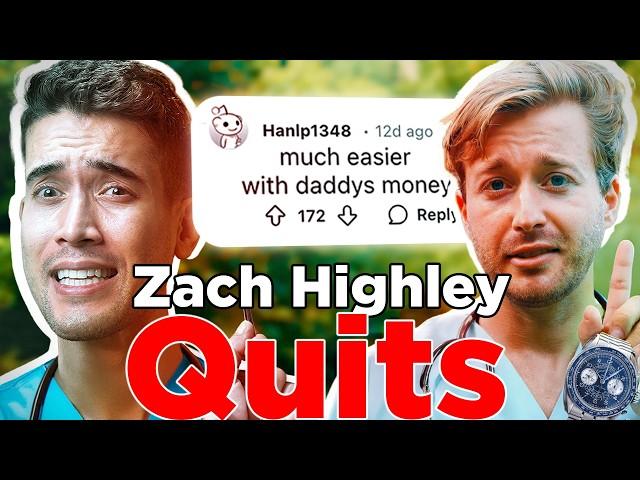 Zach Highley Quits Medicine | Doctor Dropout Reacts