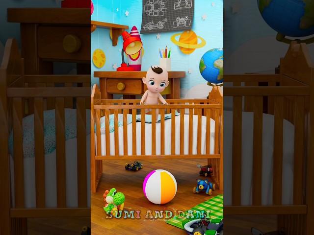 Max vs. the Crib!  #funny  #shorts #animation