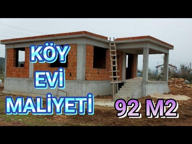 köy evi maliyeti 1.Bölüm#köyevimaliyeti#köyeviyapımı#tekkatlıevmaliyeti#müstakilevmaliyeti