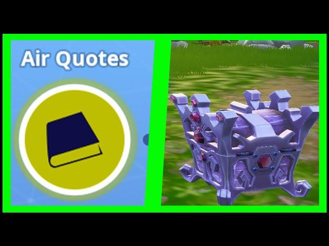 Air Quotes : Complete a Storm Chest in a successful mission in a 28+ zone || Fortnite STW