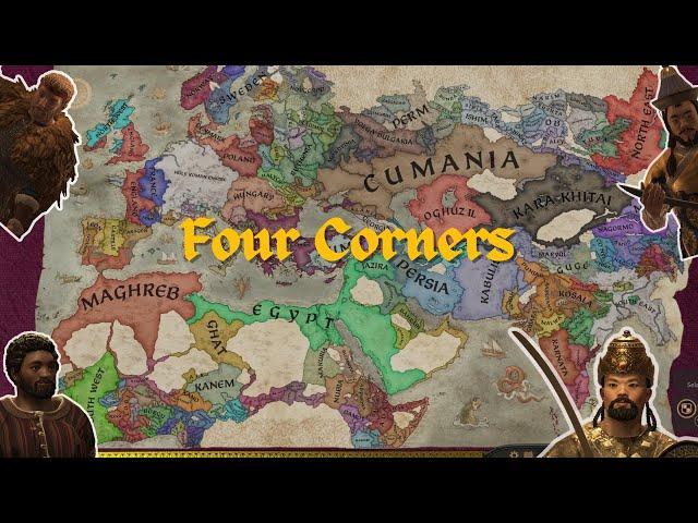 Crusader Kings 3 Time lapse: Four Immortals Conquers