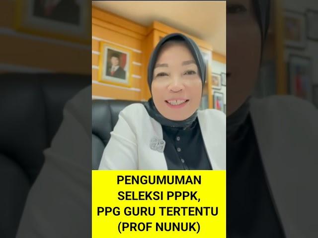  HOTNEWS PENGUMUMAN PPG GURU TERTENTU DAN SELEKSI PPPK