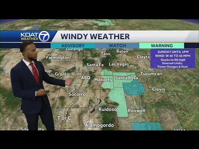 Corey KOAT 7 Weather Forecast for December 8 2024