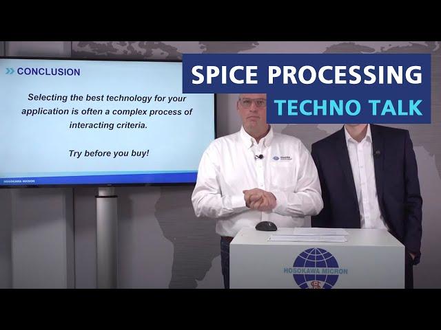 TechnoTalk | Spice processing equipment & systems