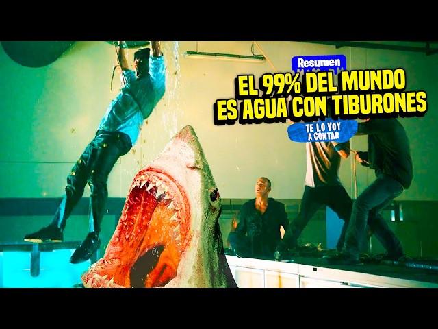  EL 99% DEL MUNDO SE LLENA DE AGUA Y APARECEN TIBURONES POR TODAS PARTES | RESUMEN