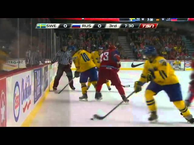 Ishockey - JVM-final : Sverige vs Ryssland 1-0 (2012-01-06)