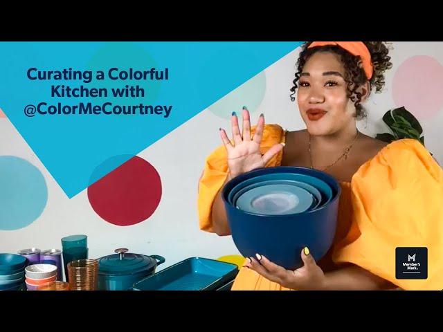 Curating a Colorful Kitchen with Color Me Courtney and Member's Mark™️