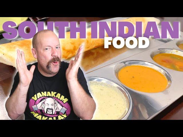 Eating South Indian Food for First Time | Dad's Den