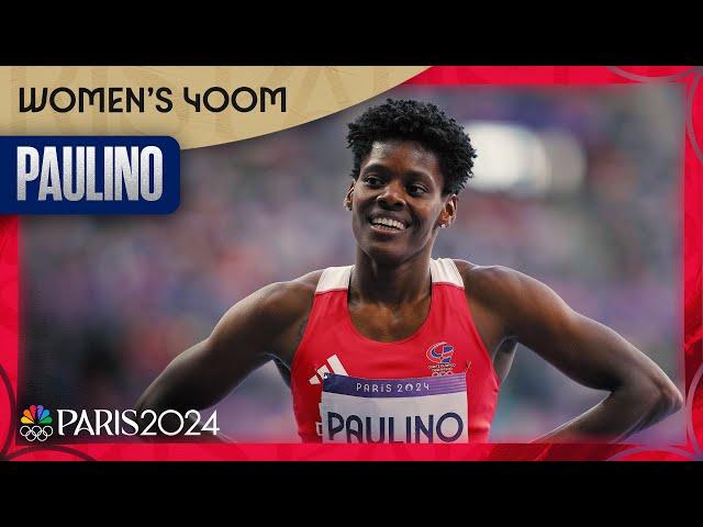 Marileidy Paulino STORMS to Olympic record in women's 400m victory | Paris Olympics | NBC Sports