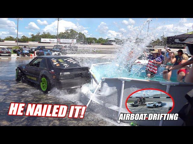 We Got a Luxurious POOL For the Freedom Factory!!! But Vaughn Gittin Jr. Immediately Destroyed It...