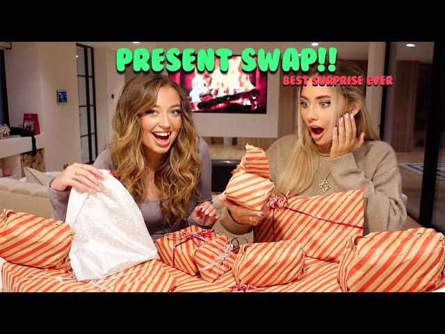 £250 CHRISTMAS GIFT SWAP with Anastasia Kingsnorth!! Present swap with my best friend!!