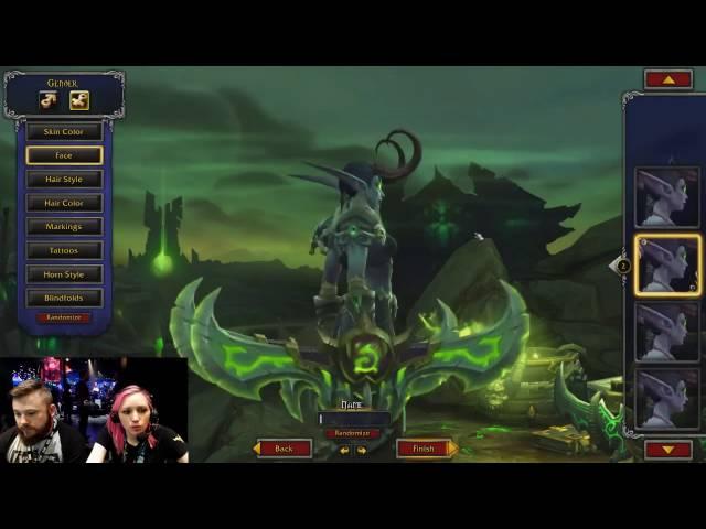 Night Elf Female | Demon Hunter Customization | Legion Pre-Beta | TradeChat