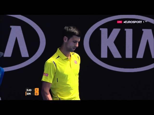 Australian Open 2016 Novak Djokovic Vs Gilles Simon 720HD