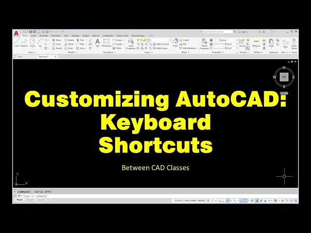 Customizing AutoCAD: Creating Keyboard Shortcuts