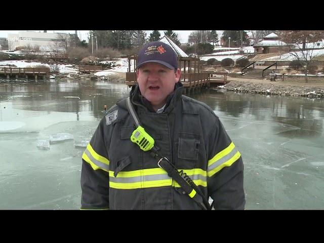 Metro West Firefighters train for ice rescues