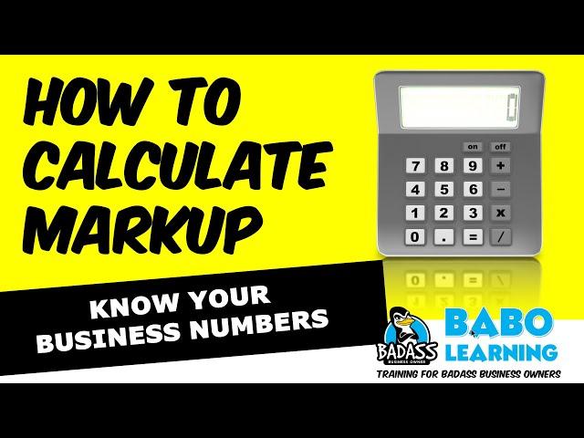 How to Calculate Markup & Use When Pricing Products / Services