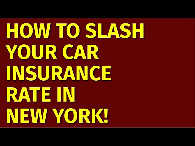 Cheapest Car Insurance in New York  How to Get the Best Auto Insurance Rate