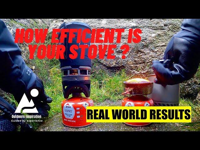 JetBoil & MSR Reactor | Testing With Low Gas & High Wind | Camping Stove Efficiency Shoot Out