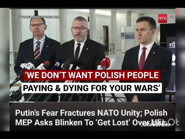 Butcher Blinken go home "Get Lost" Poland nnot putting up with BS