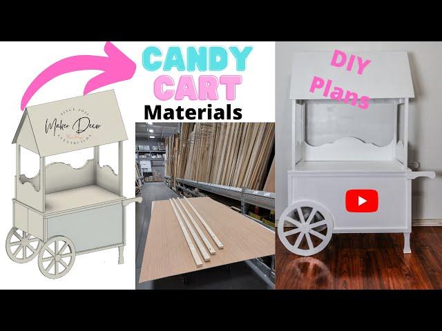 Candy Cart Plans and Materials