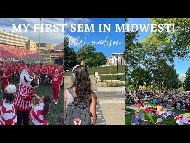 [VLOG] My new life in College! ft. UW-Madison (recap)