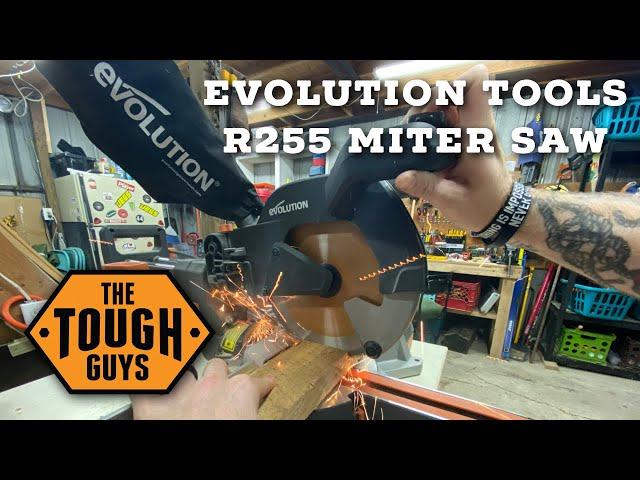 Evolution R255 Miter Saw! This Saw Cuts ANYTHING!