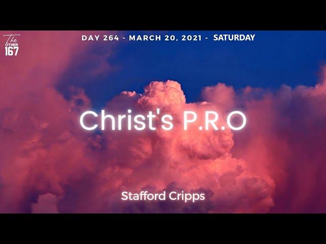 Christ's P.R.O | Stafford Cripps | The Other 167